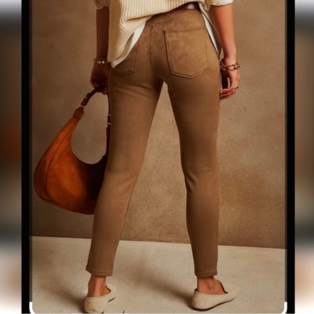 BR NWT TALL Faux Suede 33/16T